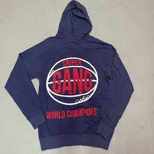 Sniper Gang World Champions Size Small Pullover Hoodie Basketball Mens